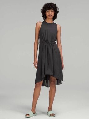 NEW Lululemon Mesh Overlay High-Neck Dress